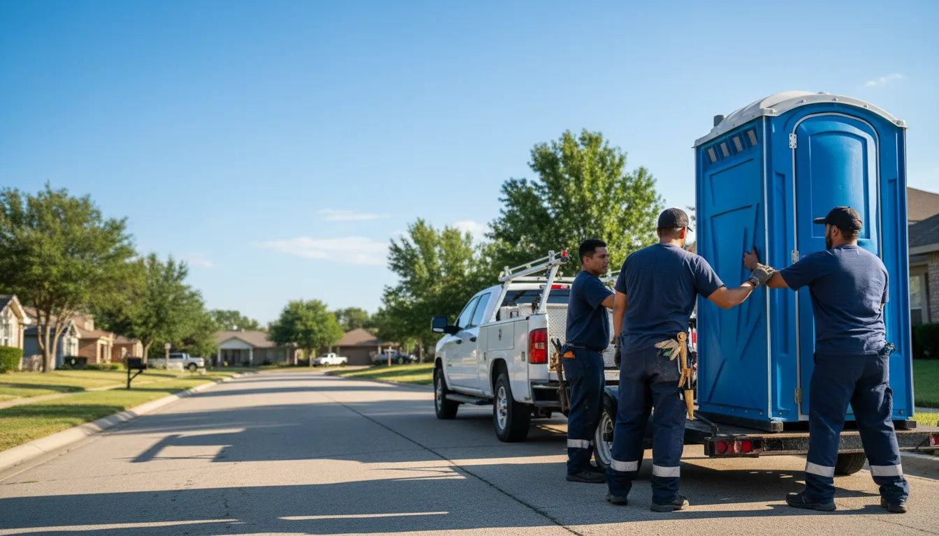 Portable Toilet Rental in Weatherford, TX near me